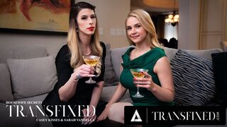 Sarah Vandella and Casey Kisses' fucking game while the manzel works