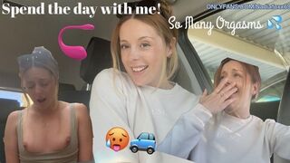 Orgazmus vlog deň - pridajte sa ku mne na celý deň obyčajné svieža zábava, s okamihmi za ním a veľa striekanie!