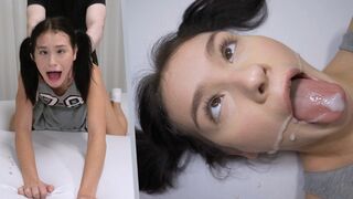 Teenage College girl Matty jebala s krutým domácim