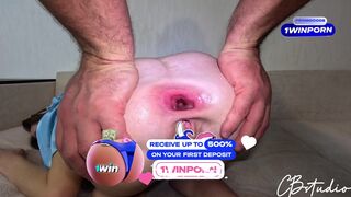 Deep anal fuck with gigantic assholes