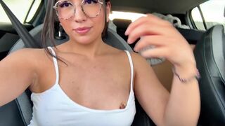 Sucking on the trip and before the sitting