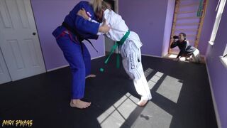Jiu jitsu tréning mení dominantné kurva tréner Andy Savage