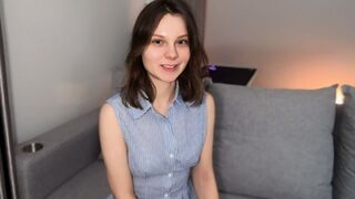 Rozhodol porno: prvý casting s roztomilý 19-ročný amatér