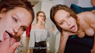 Hot boss Alexa poshSpicy zmení svoj hnev do milosti a požiada ich, aby šukali jeho mokrú kundičku