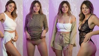 Sexy šaty skúšky s krásnym tínedžer
