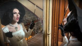 Lady Dimitrescu Divoká sukcia a cucking - Resident evil Village Cosplay Halloween 2023