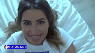 Hot Iranian girl fucks her big ass and cucks her in front of a camera