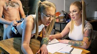 Teen Natalie Wayne dáva učiteľke viac ako 50 dolárov so svojou kundou