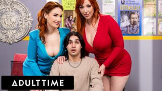 Čas pre dospelých predstavuje: Hot Red Stepma a učiteľ Hot Lesbian dobrodružstvo
