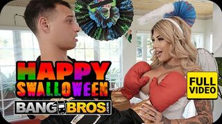 BANGBROS Network Sexy Milfje Wild Suck Mostohafia Obrovský čurák pred Halloweenom